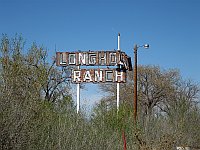 USA - Wagon Wheel NM - Abandoned Longhorn Ranch Neon Sign (21 Apr 2009)